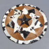 star cowhide rug
