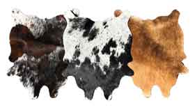 Cowhide Accent Pieces