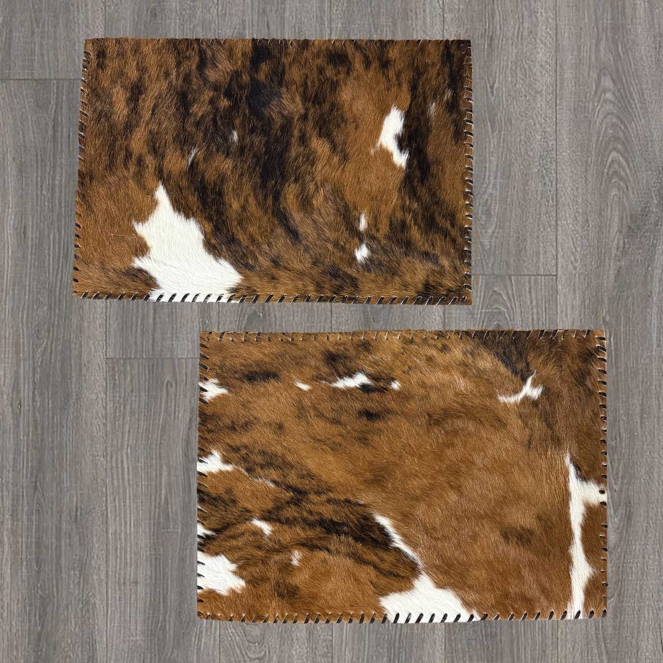 cowhide placemats